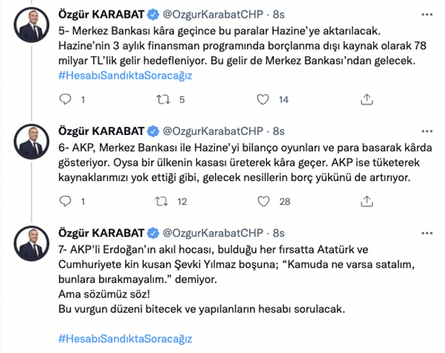 CHP’li Özgür Karabat’tan ‘Darphane 130 milyar bastı' iddiası: “Darphane AKP’nin arka bahçesi oldu!” - Resim : 3