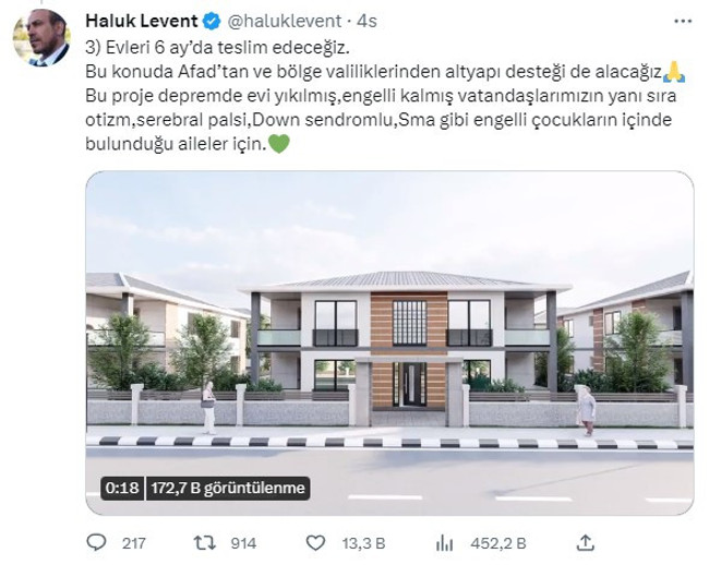 Haluk Levent depremzedeler için son projesini duyurdu: "3 firma ile 6 ayda teslim edeceğiz" - Resim : 3