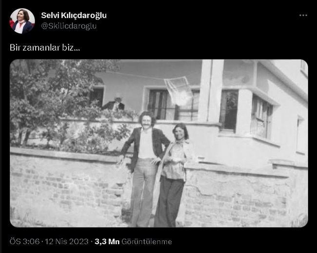 Kemal Kılıçdaroğlu'nun bilinmeyen fotoğrafını paylaştı: "Eh saçlar fena değil..." - Resim : 1