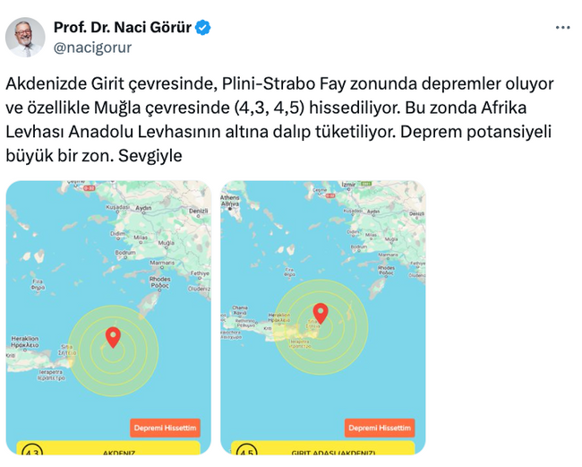 Datça depreminin ardından Naci Görür'den açıklama! ‘Potansiyeli büyük bir zon…’ - Resim : 2