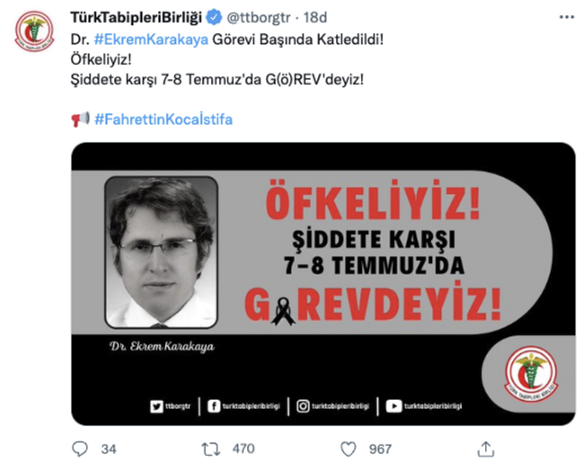 Türk Tabipleri Birliği'nden flaş grev kararı! Bakan Koca'ya istifa çağrısında bulundular - Resim : 1