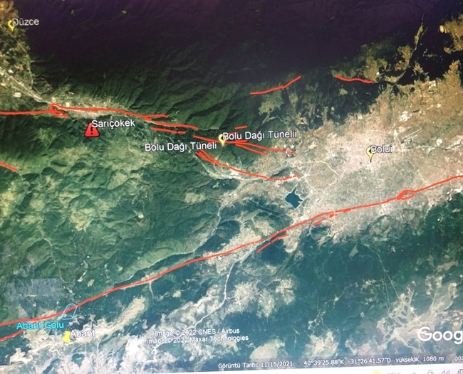 Deprem sonrası Naci Görür'den kritik uyarı! Harita paylaştı: "Sanırım risk var" - Resim : 1