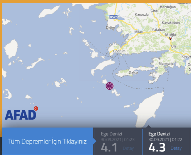 Gece yarısı korkutan deprem! - Resim : 1