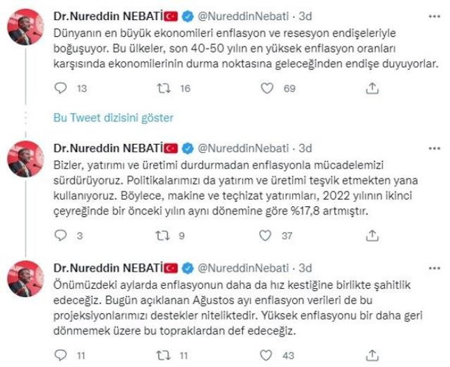 Bakan Nebati'den TÜİK rakamlarıyla ilgili değerlendirme: "Enflasyonu bu topraklardan sileceğiz" - Resim : 1