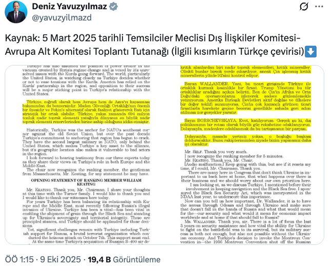 ABD ile ilgili Türkiye detayı aylar sonra ortaya çıktı! Meclis tutanakları paylaşıldı… - Resim : 2