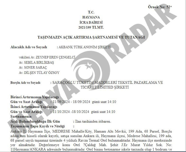 Haymana’nın ilk muhafazakar oteli açık artırmayla satılıyor! Şifanın adresiydi icranın adresi oldu… - Resim : 2