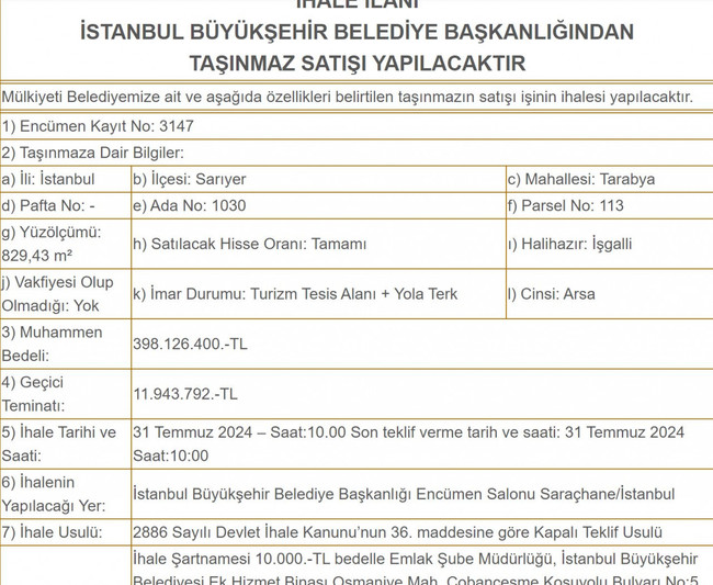 Belediyelerden dev satışlar… Şatafata kaynak yaratacaklar! - Resim : 6