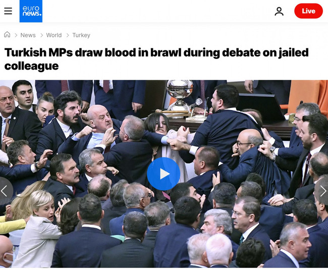 Meclis'te yaşananlar dünya basınında: Türkiye parlamentosunda kaos! - Resim : 3