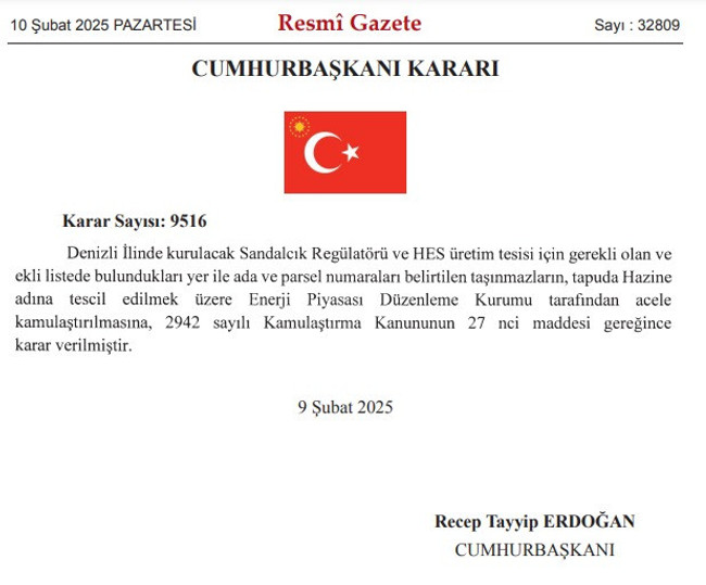 EPDK'dan 48 taşınmaz için acele kamulaştırma kararı! - Resim : 1