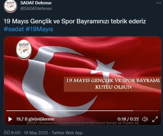 SADAT'ın 19 Mayıs mesajında Atatürk'ün adı geçirilmedi! Tepkiler sonrası silip yenisini yayınladılar - Resim : 1