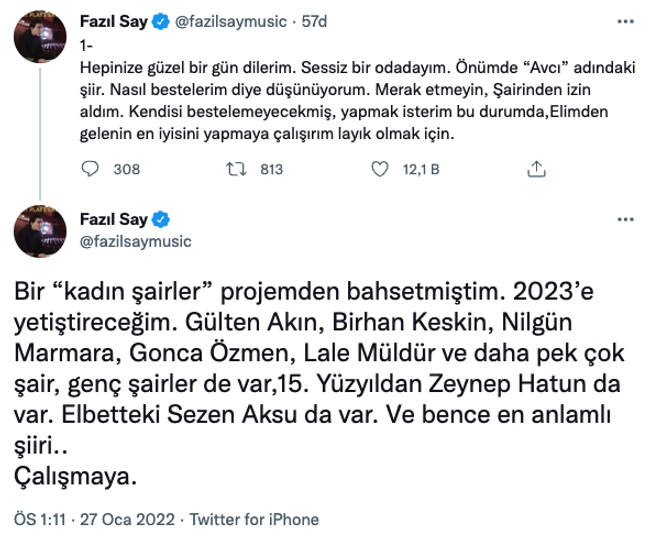 Fazıl Say’dan flaş Sezen Aksu hamlesi! ‘Merak etmeyin, şairinden izin aldım…’ - Resim : 2
