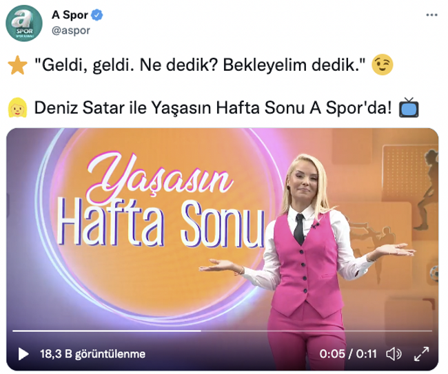 A Spor güzel ekran yüzünü kadrosuna kattı! "Artık kavuşma zamanı" - Resim : 1