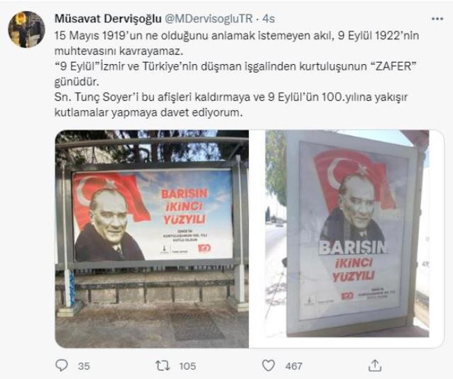 CHP'nin astığı afiş ortalığı karıştırdı! İYİ Parti hemen kaldırılmasını istedi - Resim : 2