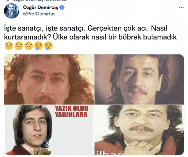 Özgür Demirtaş'tan İlhan İrem sitemi: "Ülke olarak nasıl bir böbrek bulamadık, çok acı!" - Resim : 1