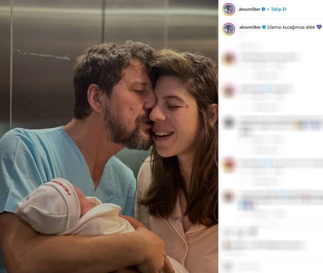 İlker Aksum kızı Lila'yı kucağına aldı!. - Resim : 1
