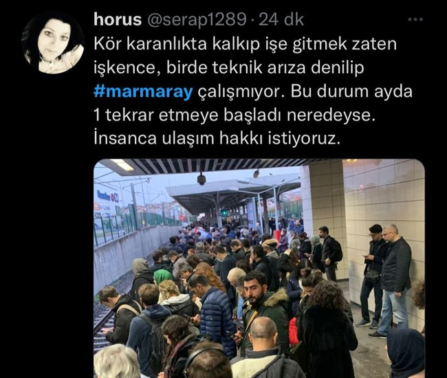 Marmaray’daki arıza yolcuları çileden çıkardı - Resim : 1