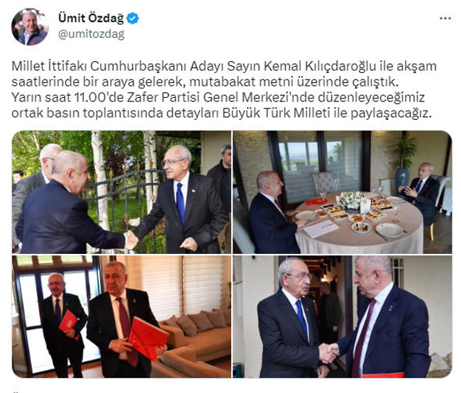 Zafer Partisi ve Özdağ'dan açıklama: Kemal Kılıçdaroğlu'nu destekleyecekler mi? - Resim : 2