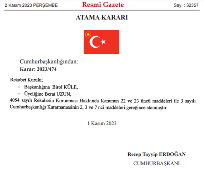 Cumhurbaşkanı Erdoğan’dan gece yarısı yeni atamalar! Resmi Gazete’de yayımlandı… - Resim : 2