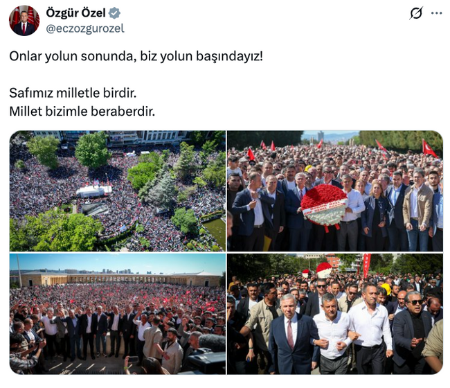 Özel'den Güvenpark buluşması sonrası ilk paylaşım! ‘Onlar yolun sonunda…’ - Resim : 1