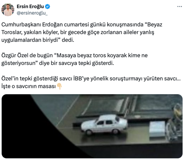 Özgür Özel tepki göstermişti: Savcının masasındaki 'beyaz Toros' ortaya çıktı! - Resim : 2