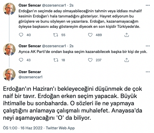 Özer Sencar’dan dikkat çeken ‘erken seçim’ yorumu! ‘Bekleyeceğini düşünmek çok naif…’ - Resim : 1