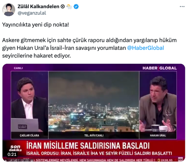 Hakan Ural’ın İran – İsrail yorumu gündem oldu! ‘Bir akıl var…’ - Resim : 1