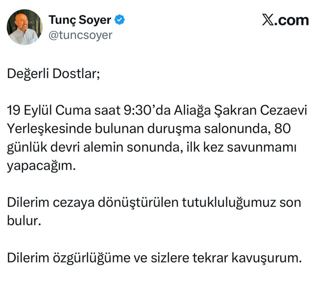 Cezaevindeki Soyer’e CHP jesti! Seferihisar’dan il delegesi oldu - Resim : 2
