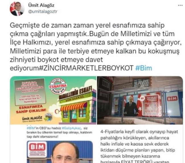 MHP'li belediyeden BİM önünde ilginç protesto! Bahçeli-BİM gerilimi sürüyor! - Resim : 2