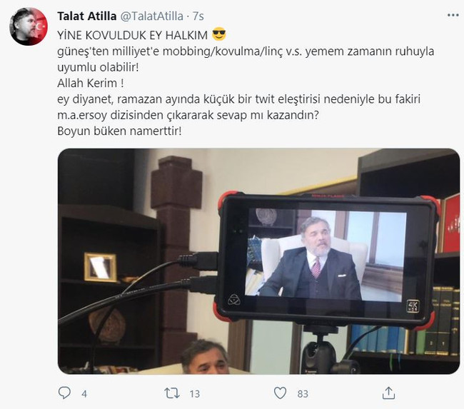 Talat Atilla'ya şok! Dizi kadrosundan çıkartıldı - Resim : 1