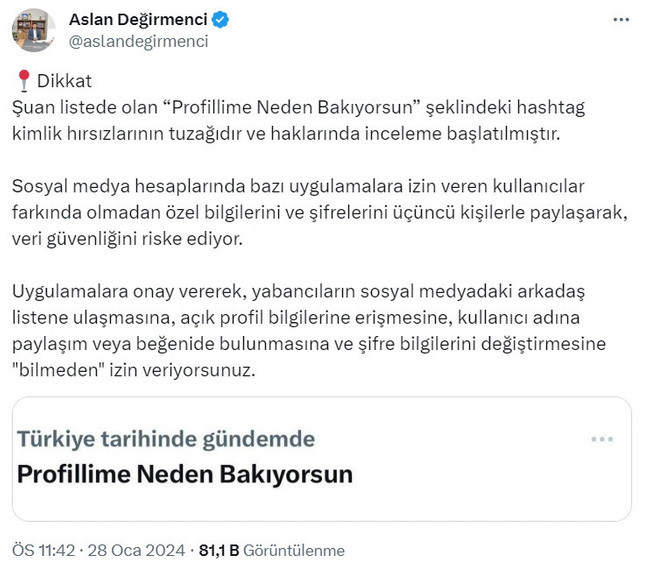 Sosyal medyada trend topic oldu! Uyarı geldi: Bu tuzağa dikkat! - Resim : 1