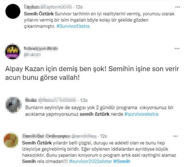Kurretülay'ın paylaşımı TV8'de kriz çıkardı! Semih Öztürk, programdan kovuldu mu? - Resim : 2