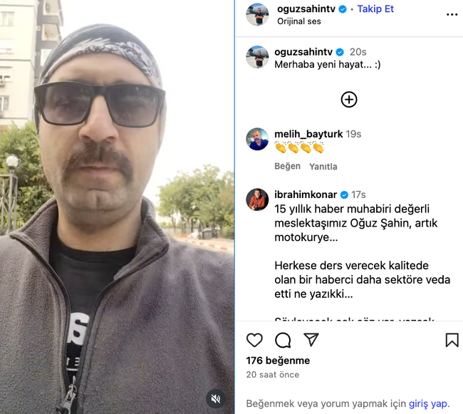 15 yıllık deneyimli muhabir motokurye oldu! ‘Utanması gerekenler utansın…’ - Resim : 1