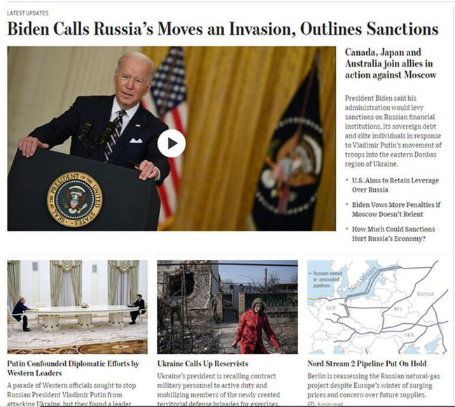 Dış basında manşetler yaptırımlara ayrıldı! 'Boris; deli Vlad'ı durdur!' - Resim : 9