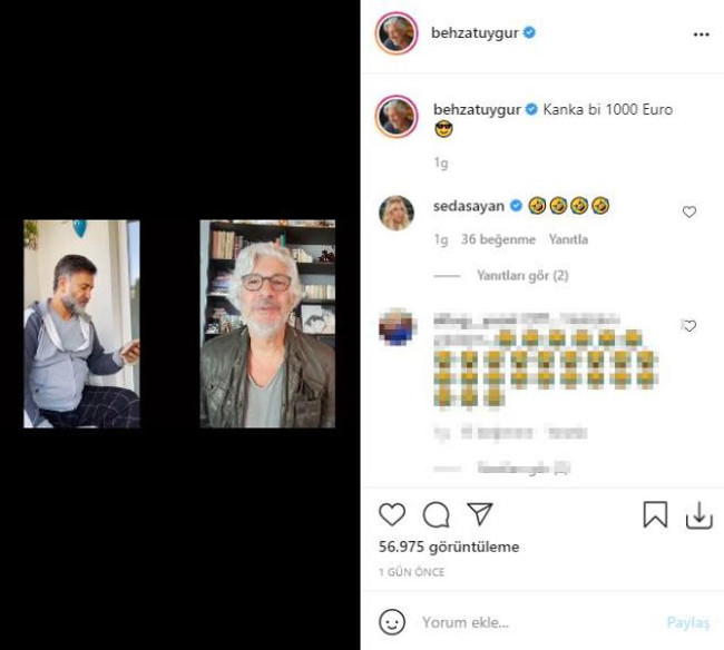 Behzat Uygur İzzet Yıldızhan'dan borç istedi! Sosyal medya yıkıldı - Resim : 1