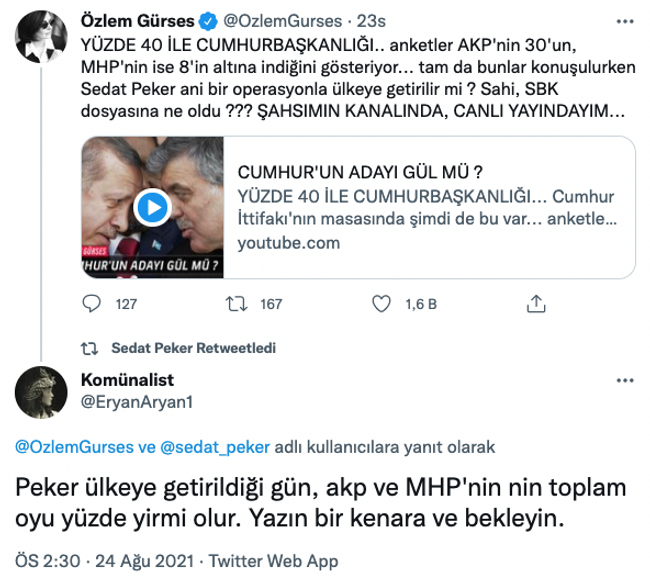 Sedat Peker Türkiye’ye geldiğinde olacakların mesajını verdi! ‘AKP ve MHP’nin...’ - Resim : 1