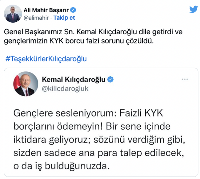 KYK faizleri silindi 'Teşekkürler Kılıçdaroğlu' etiketi TT oldu - Resim : 6