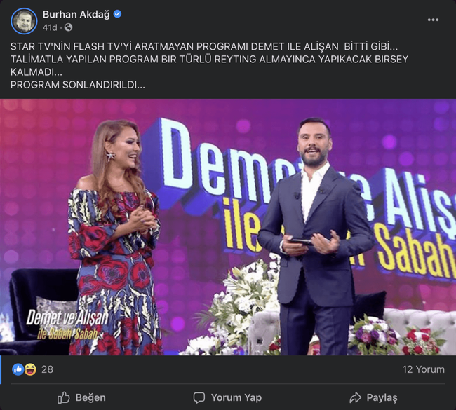 Star TV'den flaş karar! Demet’le Alişan programı neden yayından kalktı? - Resim : 1