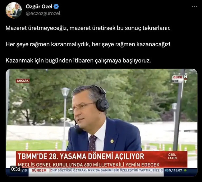 Hayko Cepkin'den CHP'li Özgür Özel'e: Hepinize güle güle - Resim : 1