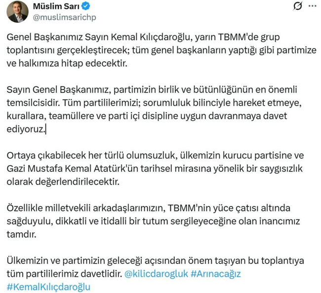 CHP'den kritik Kılıçdaroğlu açıklaması! 