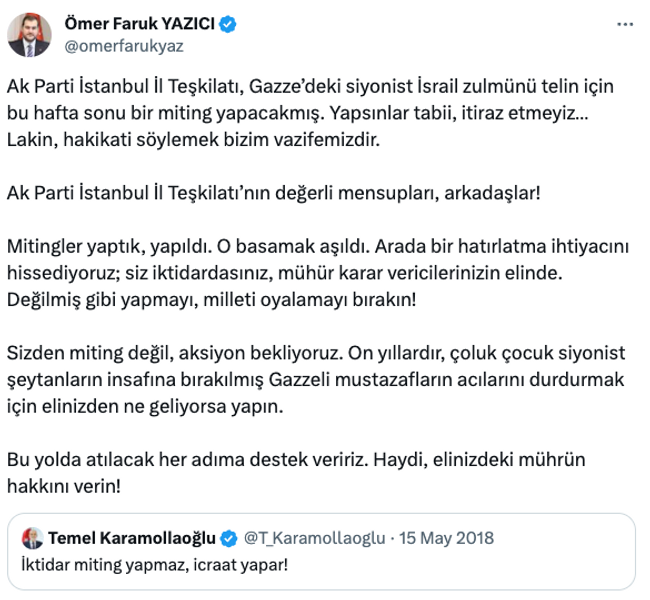 Saadet Partisi’nden AK Parti’ye miting tepkisi! ‘O basamak aşıldı…’ - Resim : 3