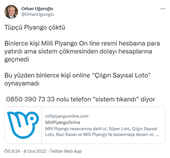 Orhan Uğurluoğlu, Demirören'in yeni skandalını açıkladı! "Tüpçü piyango çöktü" - Resim : 1