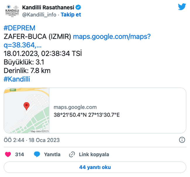 İzmir'de 'deprem fırtınası' sürüyor! Gece yarısı yeniden sallandı… - Resim : 1