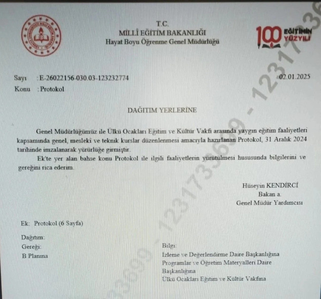 MEB ve Ülkü Ocakları arasında protokol imzalandı - Resim : 1