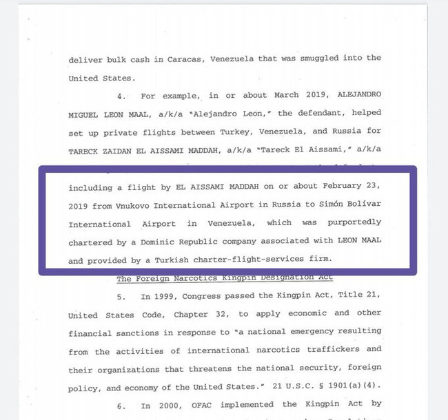 SBK’nın uçağından Venezuelalı siyasetçi de çıktı! ABD tarafından kaçakçılıktan aranıyordu - Resim : 1