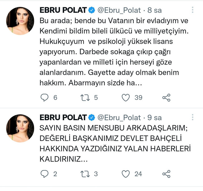 Ebru Polat'tan 'adaylık' düzeltmesi! "Buraya nasıl saptırıldı anlamadım" - Resim : 1