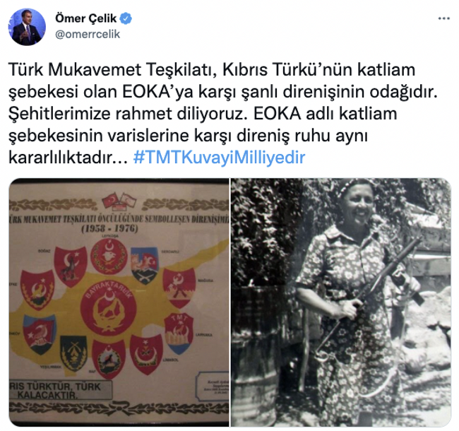 Ayşenur Arslan'dan Kıbrıs Türk Mukavemet Teşkilatı için tepki çeken sözler! - Resim : 1