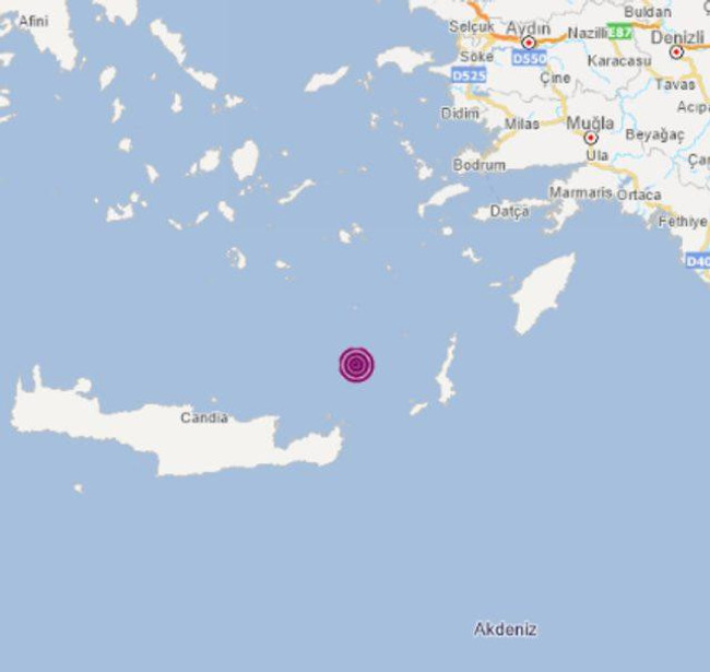 Datça açıklarında korkutan deprem! AFAD duyurdu - Resim : 1