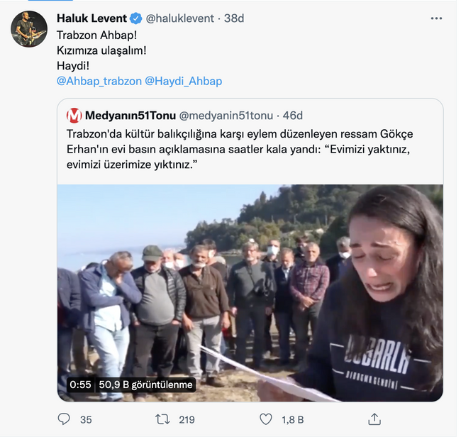 O ressama Haluk Levent sahip çıktı! Evi yanmasına rağmen... - Resim : 1