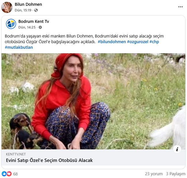 Eski mankenden CHP lideri Özel'e destek! Evini satıp seçim otobüsü alacak - Resim : 2