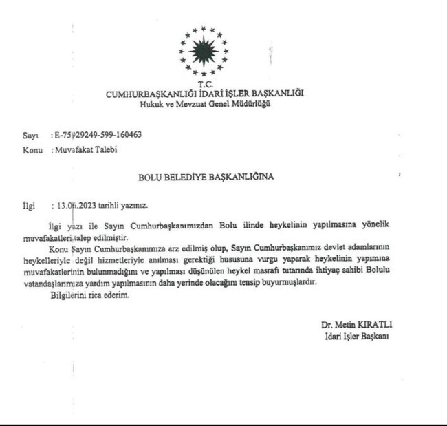 Erdoğan’dan Tanju Özcan’a ‘heykel’ cevabı - Resim : 1